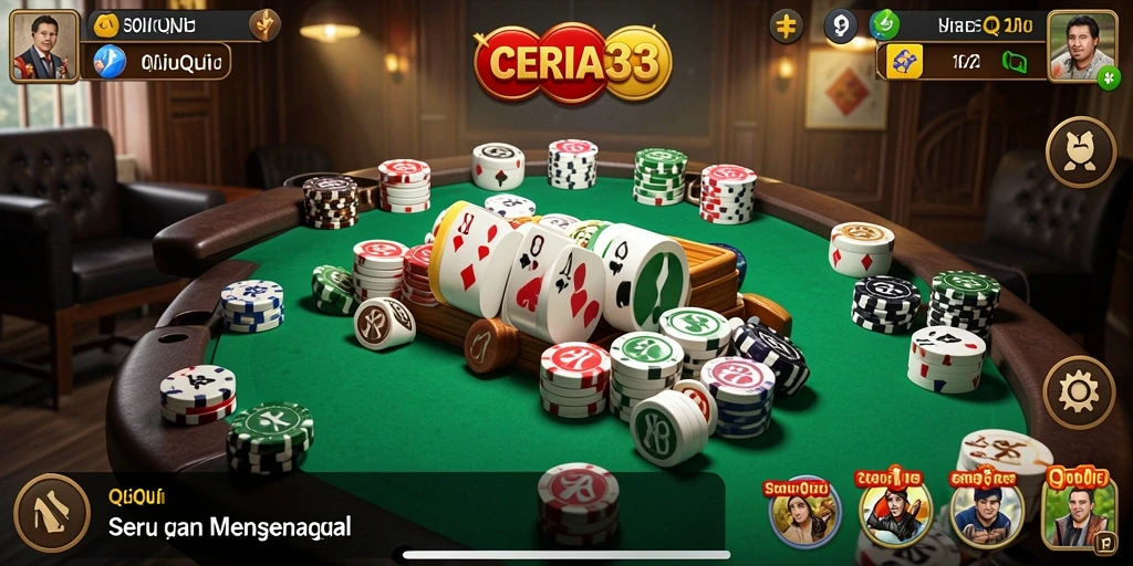 Screenshot gameplay QiuQiu yang menarik dan seru di CERIA33.
