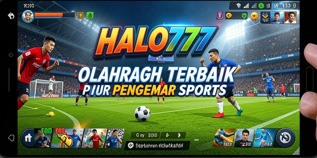 Tampilan gameplay <strong>HALO777</strong> yang mendebarkan dengan aksi olahraga seru.