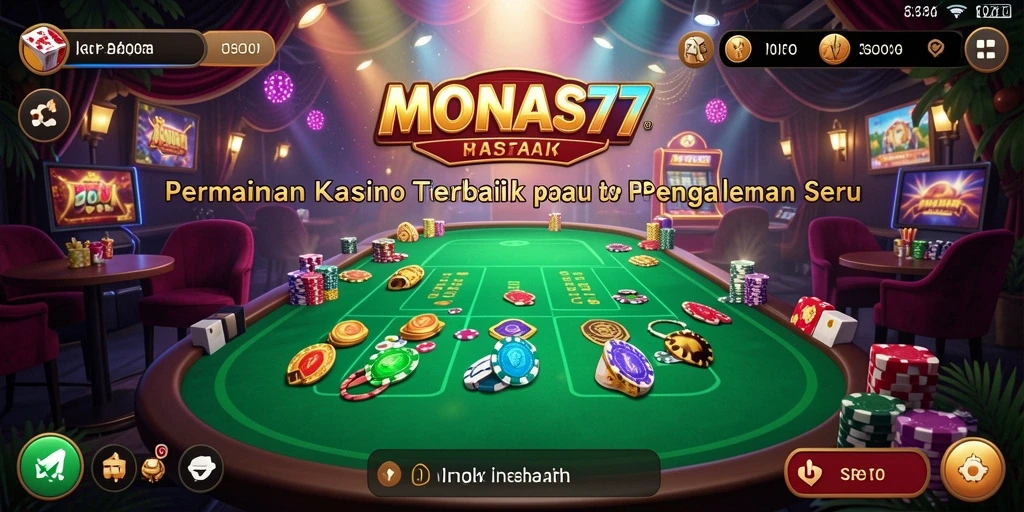 Tangkapan layar gameplay MONAS77 yang menarik dan seru.